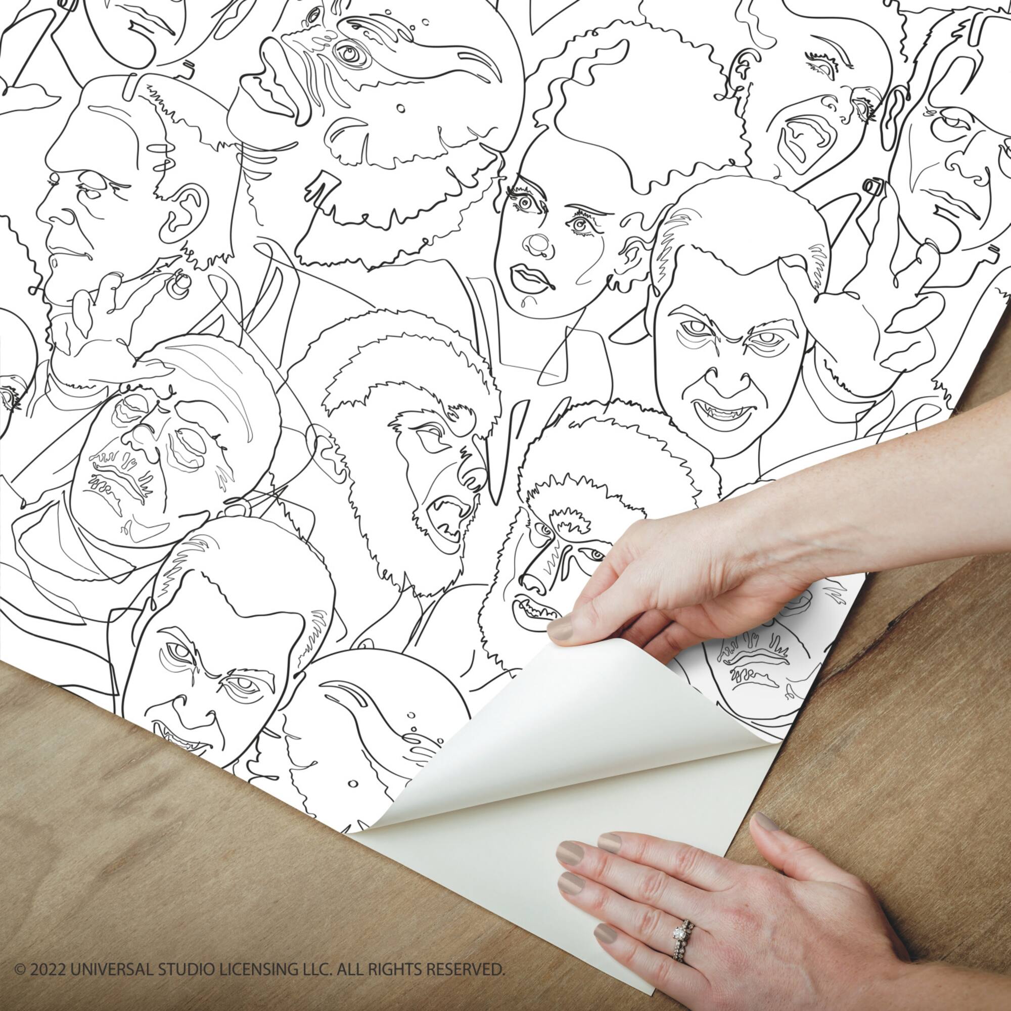 RoomMates Universal Classic Monsters Peel & Stick Wallpaper
